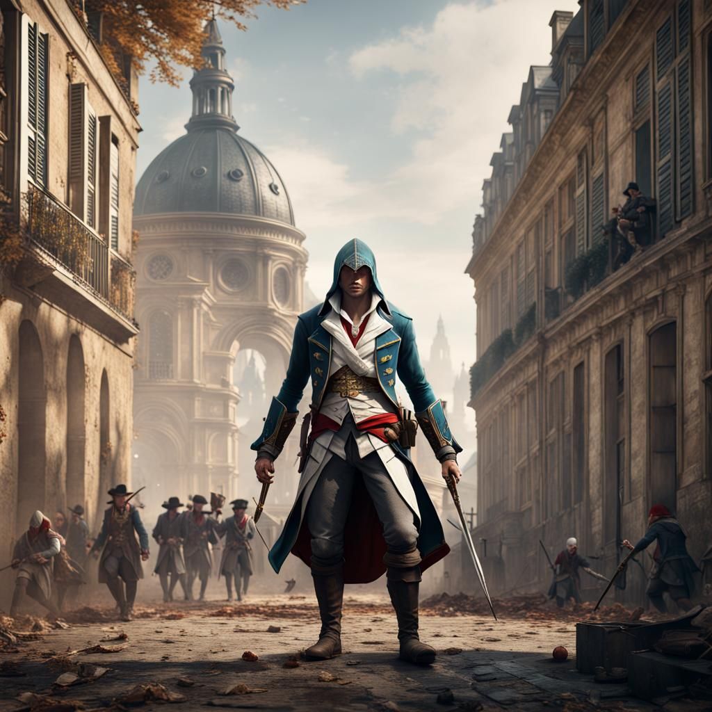 Assassin french revolution - AI Generated Artwork - NightCafe Creator