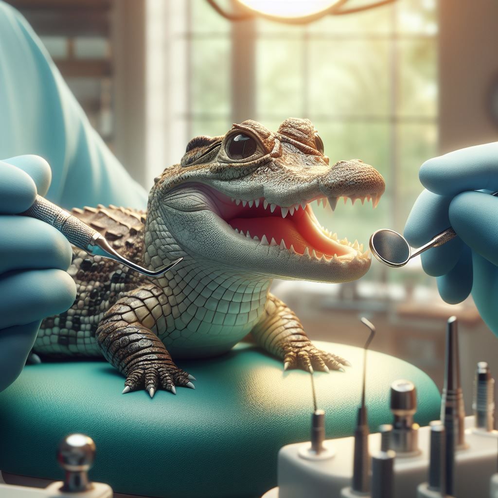 Look at those pearly whites