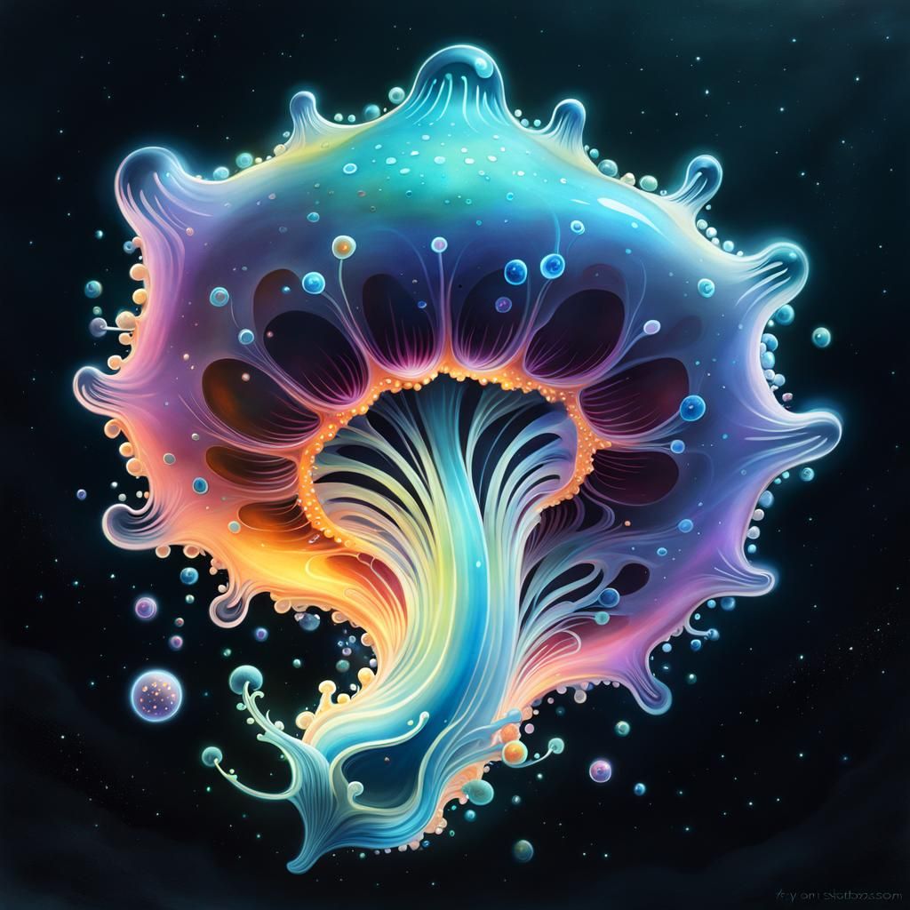 Eating Amoeba  by @undefined