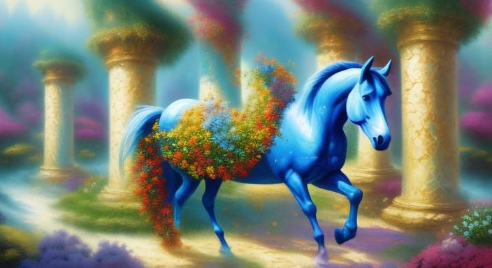 <lora:MILLENNIUM DSv8:1.0>
FAIRYTALE HORSE
16:9 55% PROMPT W...