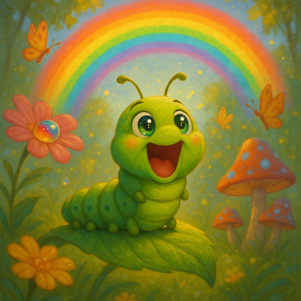 Excited caterpillar