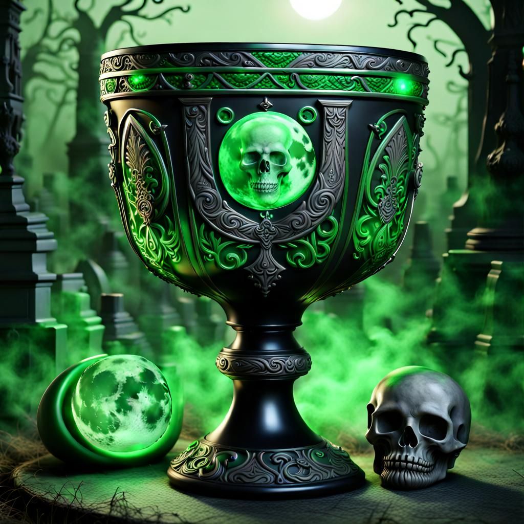 Spooky Cup - AI Generated Artwork - NightCafe Creator