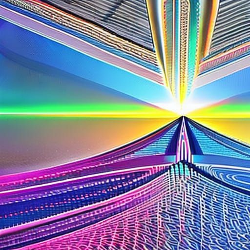 shimmering, dazzling, glistening, radiant colors, glow, hues...