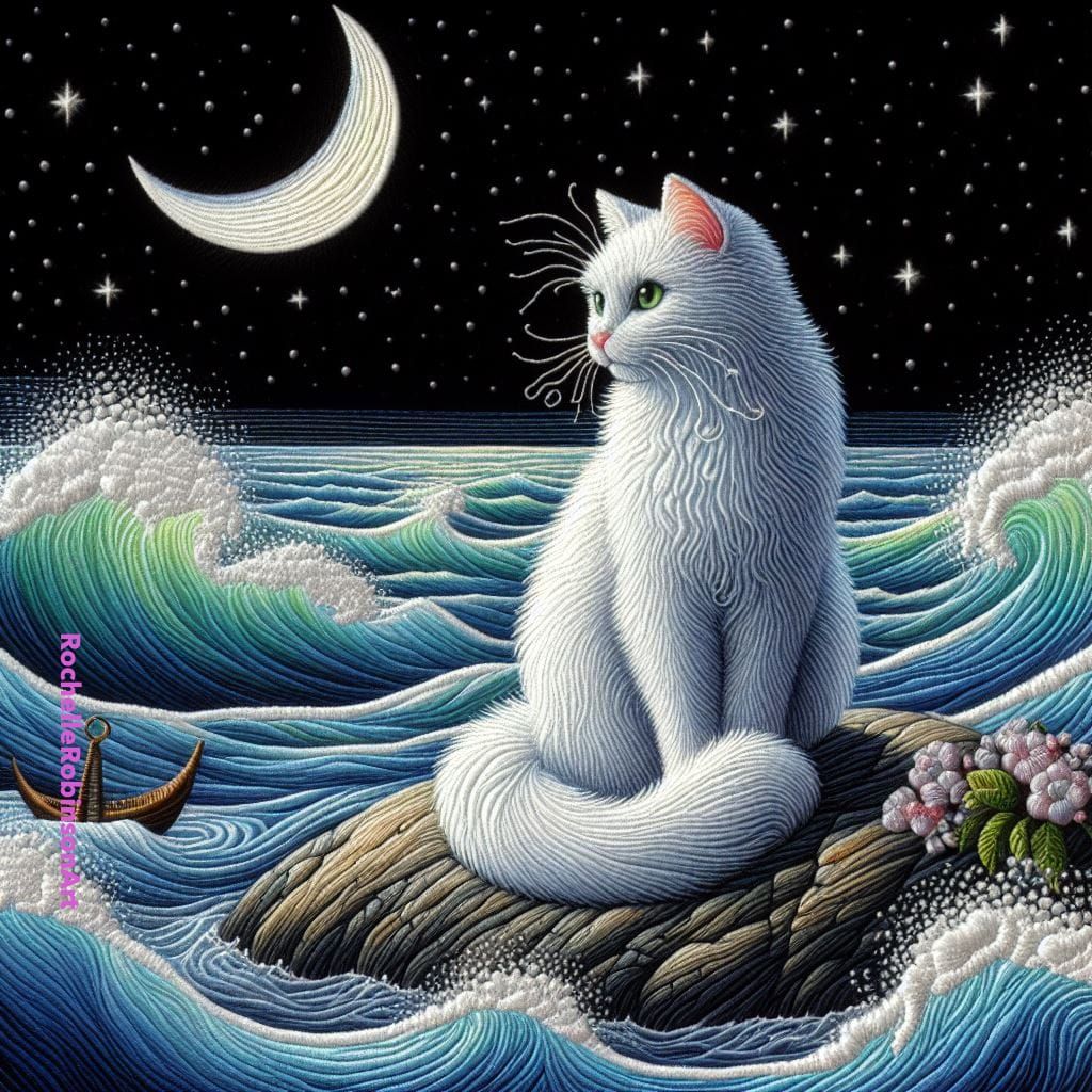 A Cat in the Moonlight