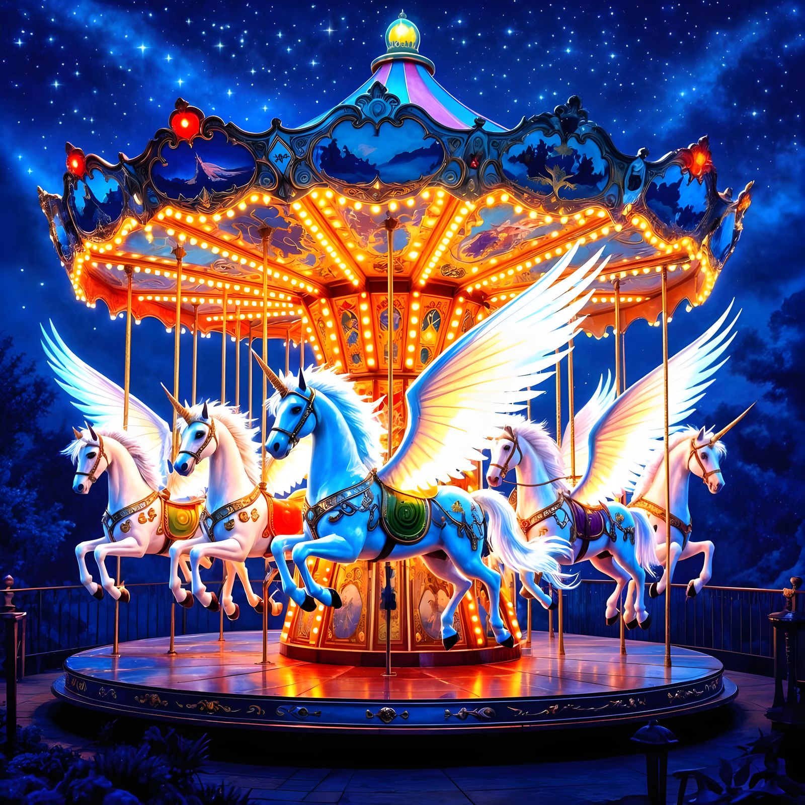 magic carrousel   by @tohelpukraine