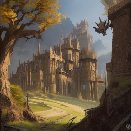 Gothic Mid-Evil Castle #2