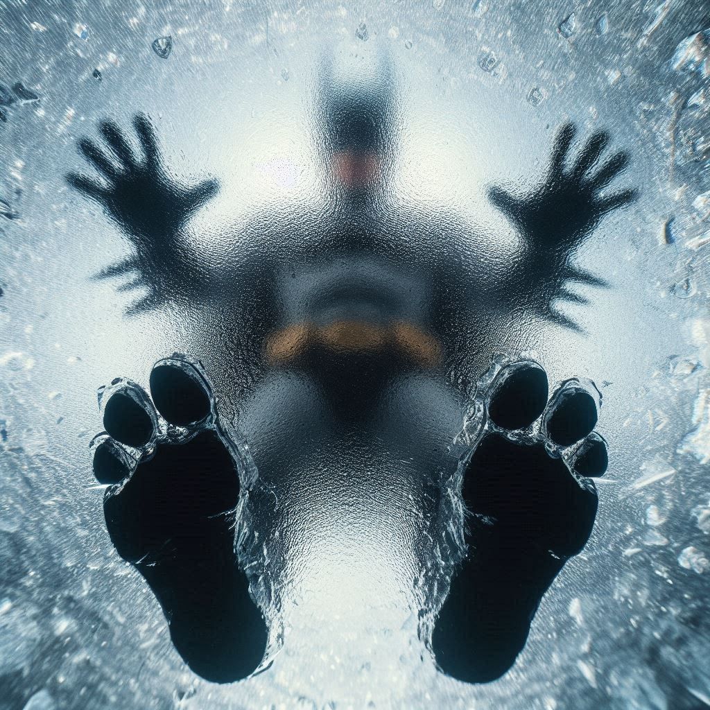 Batman on ice