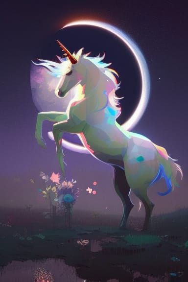 Storybook Cover - The Moonlight Unicorn ...