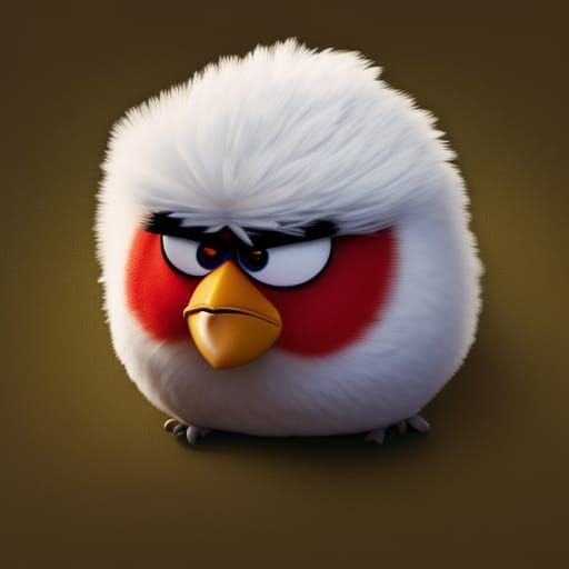 Jay Leno as an angrybird