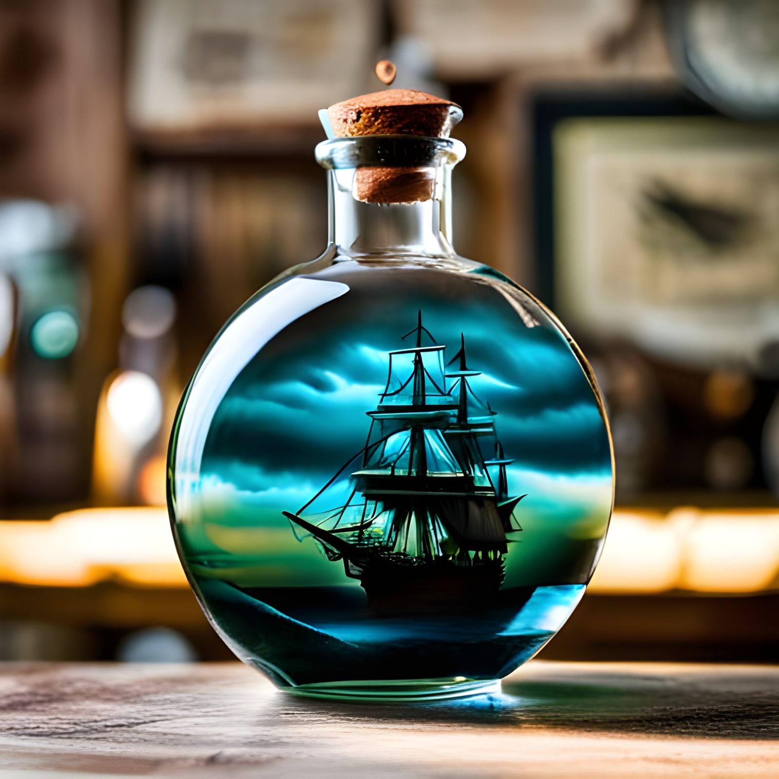 Ghost ship  by @TheSpoder