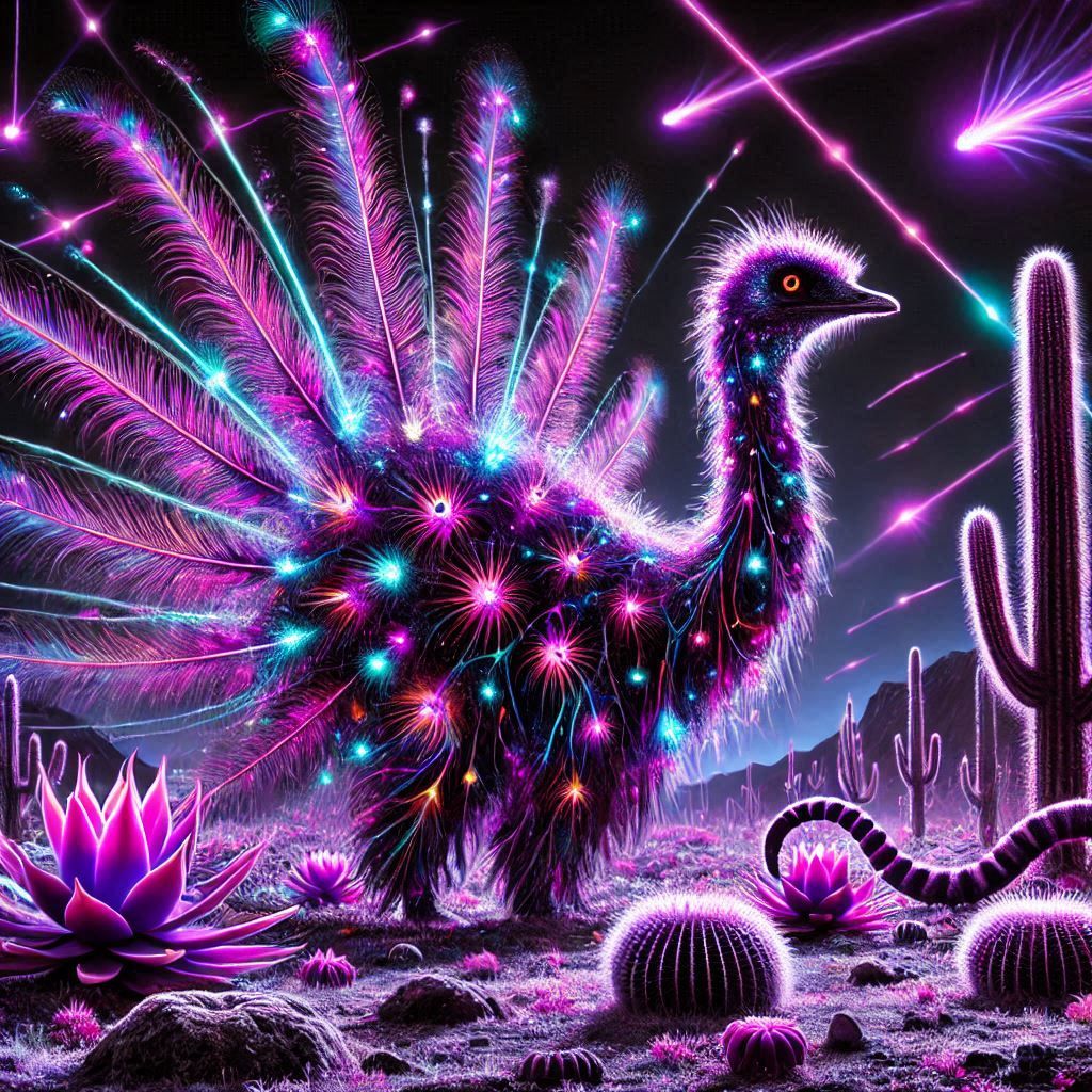 dark purple planet diorama