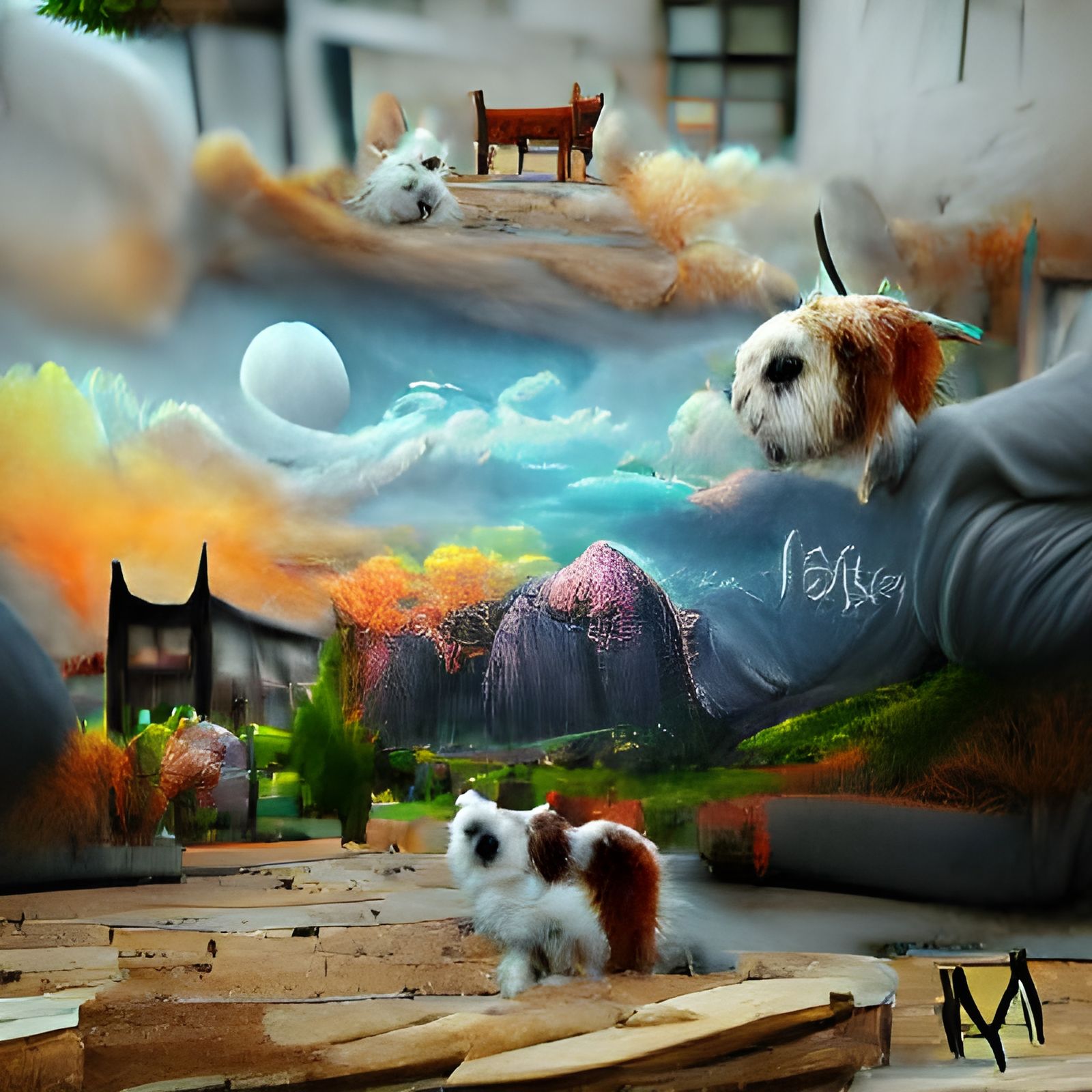 matte painting trending on Artstation mixed media detailed p...