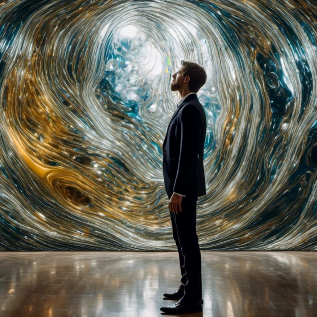 David and The Scream Inside Glass