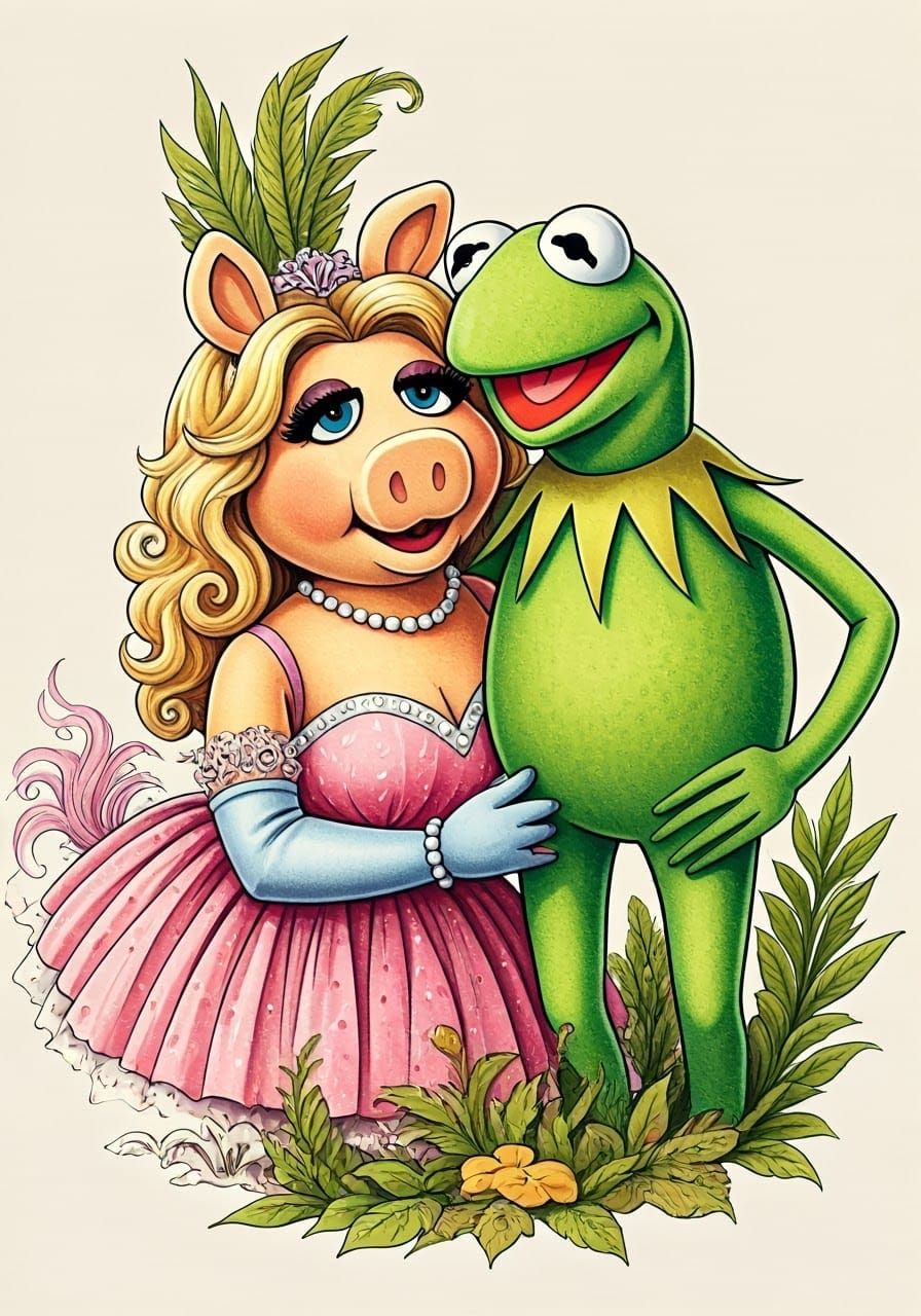 🐸🐷💘 (#2)   by @mirpar02