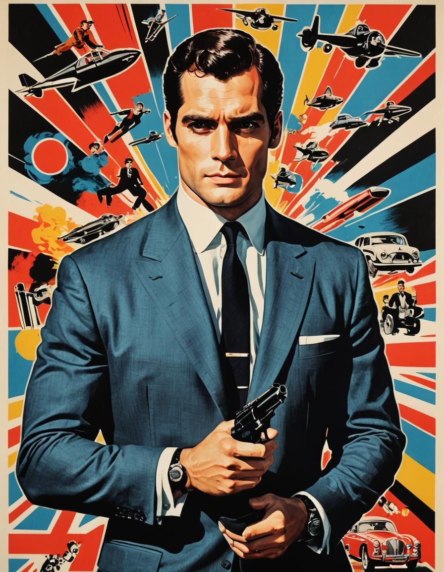 Henry Cavill staring as the iconic British spy 007 James Bond.  by @The CyclopsFox