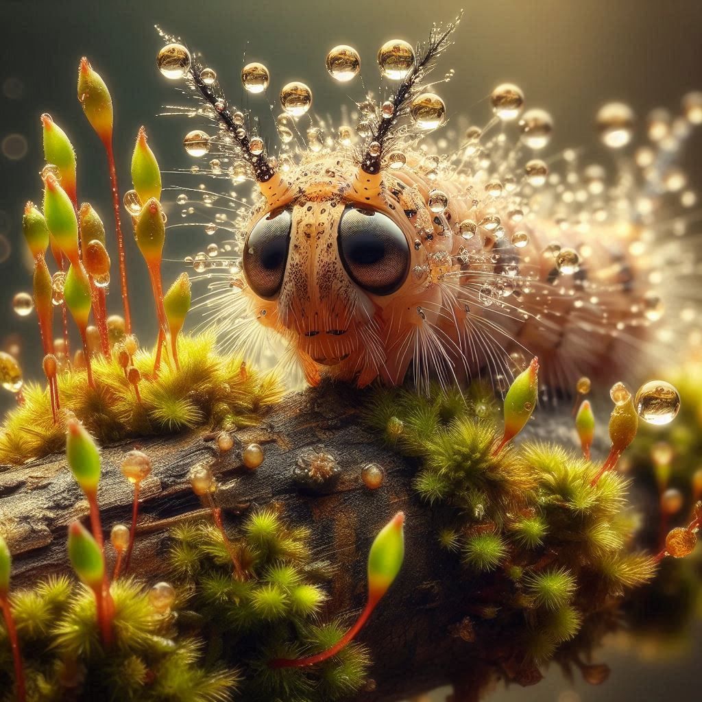 Caterpillar, early morning