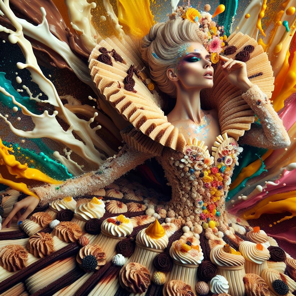 Haute Couture Ice Creams!  by @Kimber