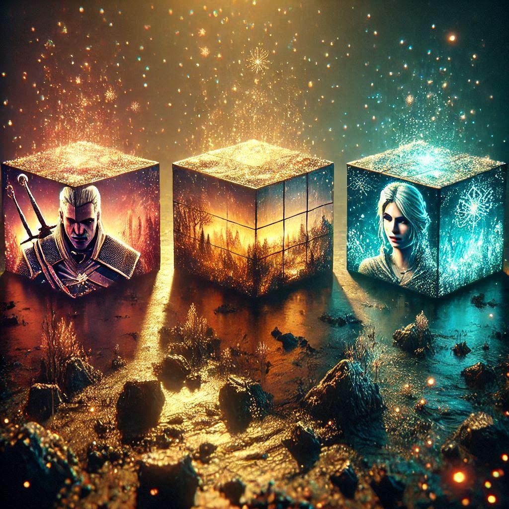 Geralt and Ciri