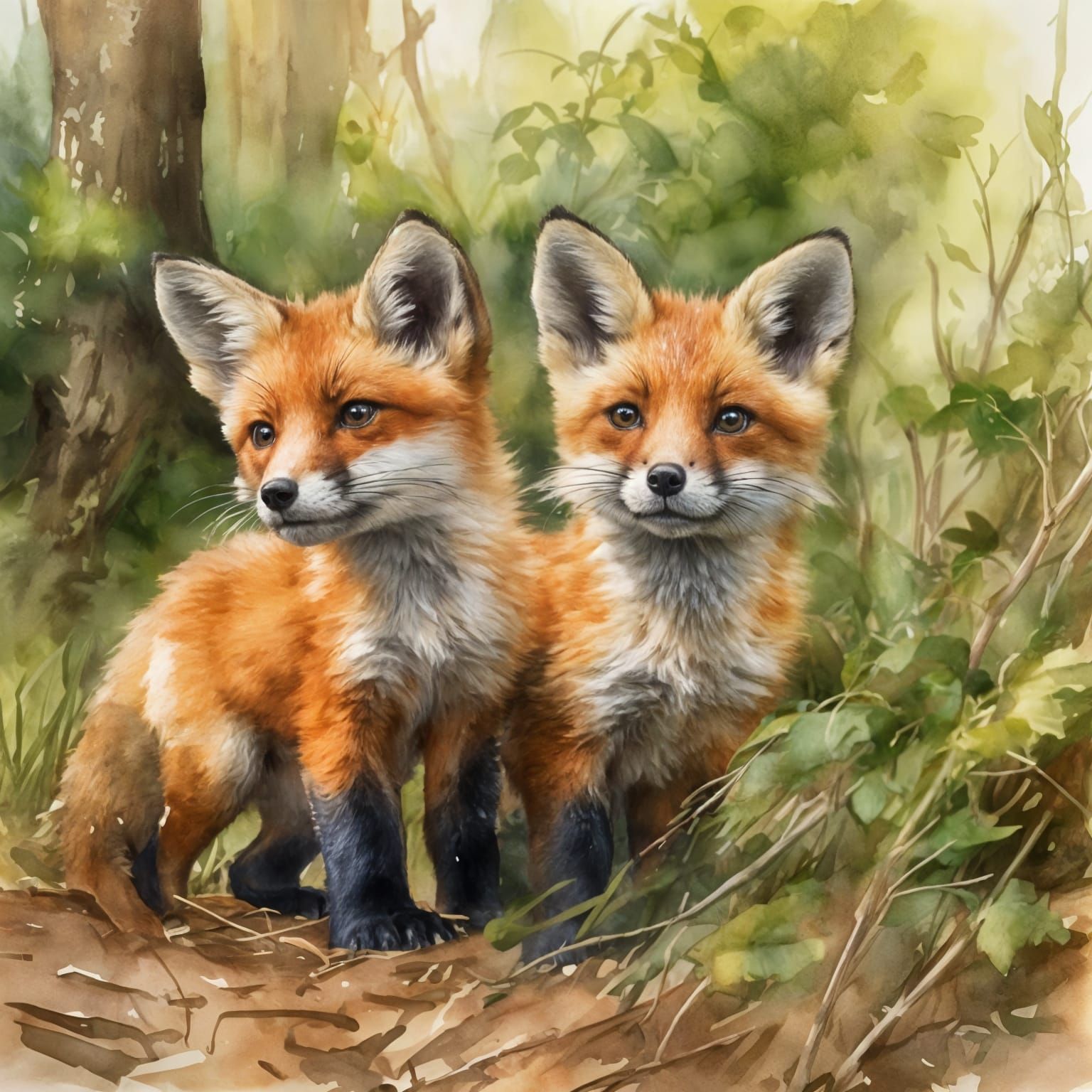 Little Foxes  by @Andre R