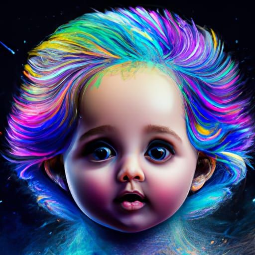 Cute Baby galaxy colours
