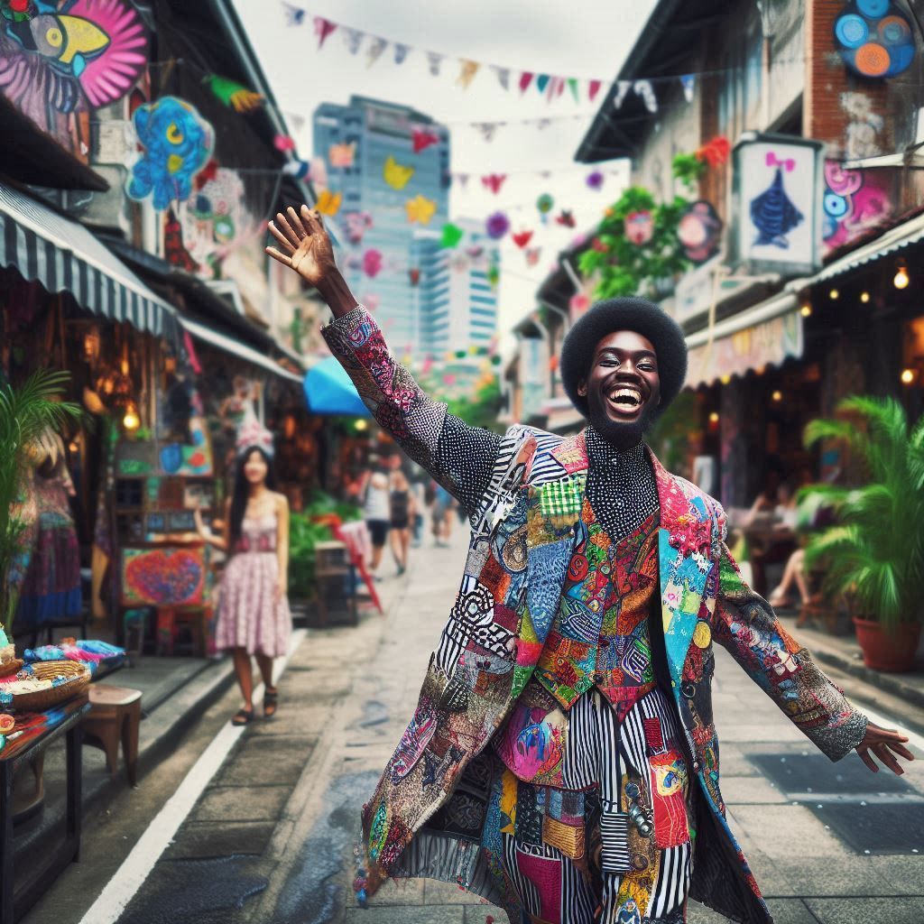 go weird or go home, weird person on way to home