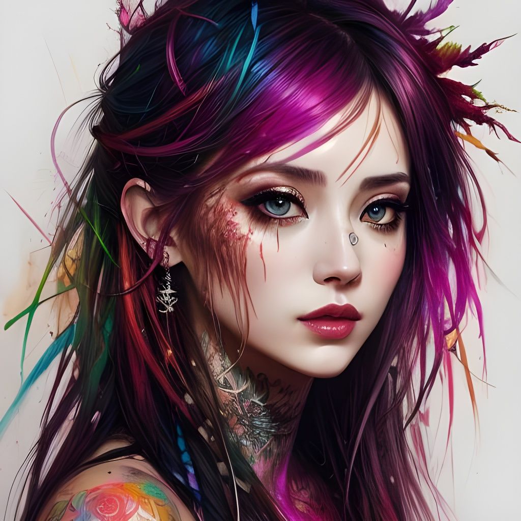 Multicolor. Dreamshaper V8