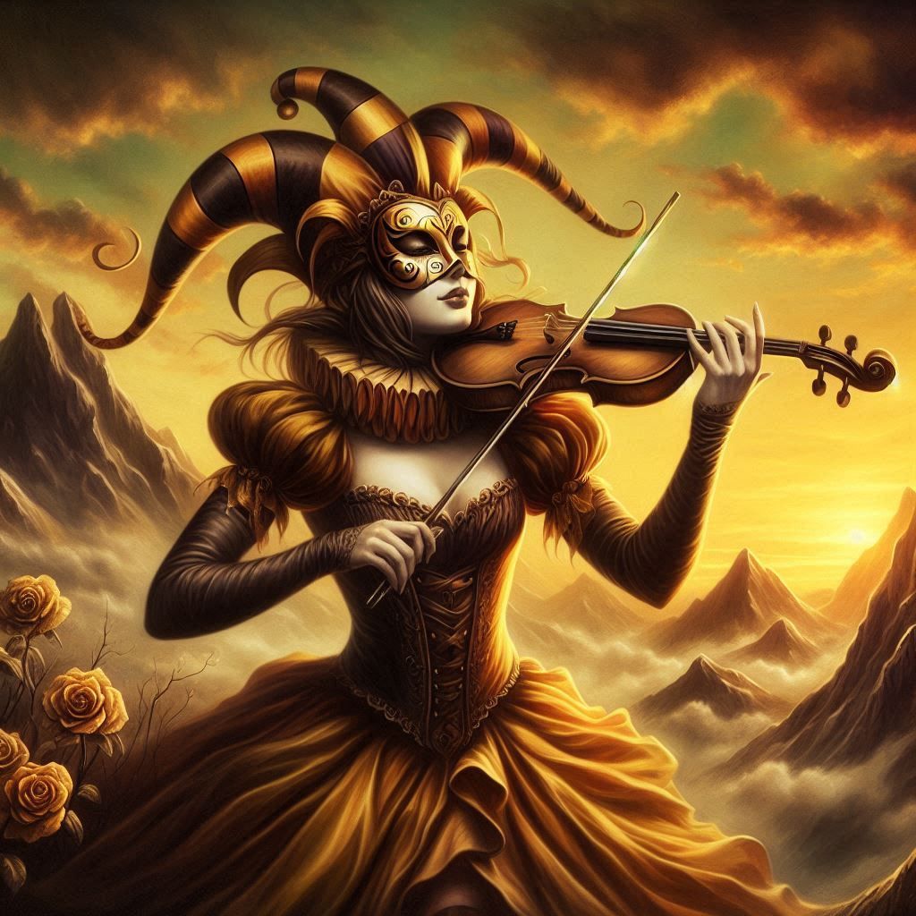 The Harlequin's Sunset Serenades