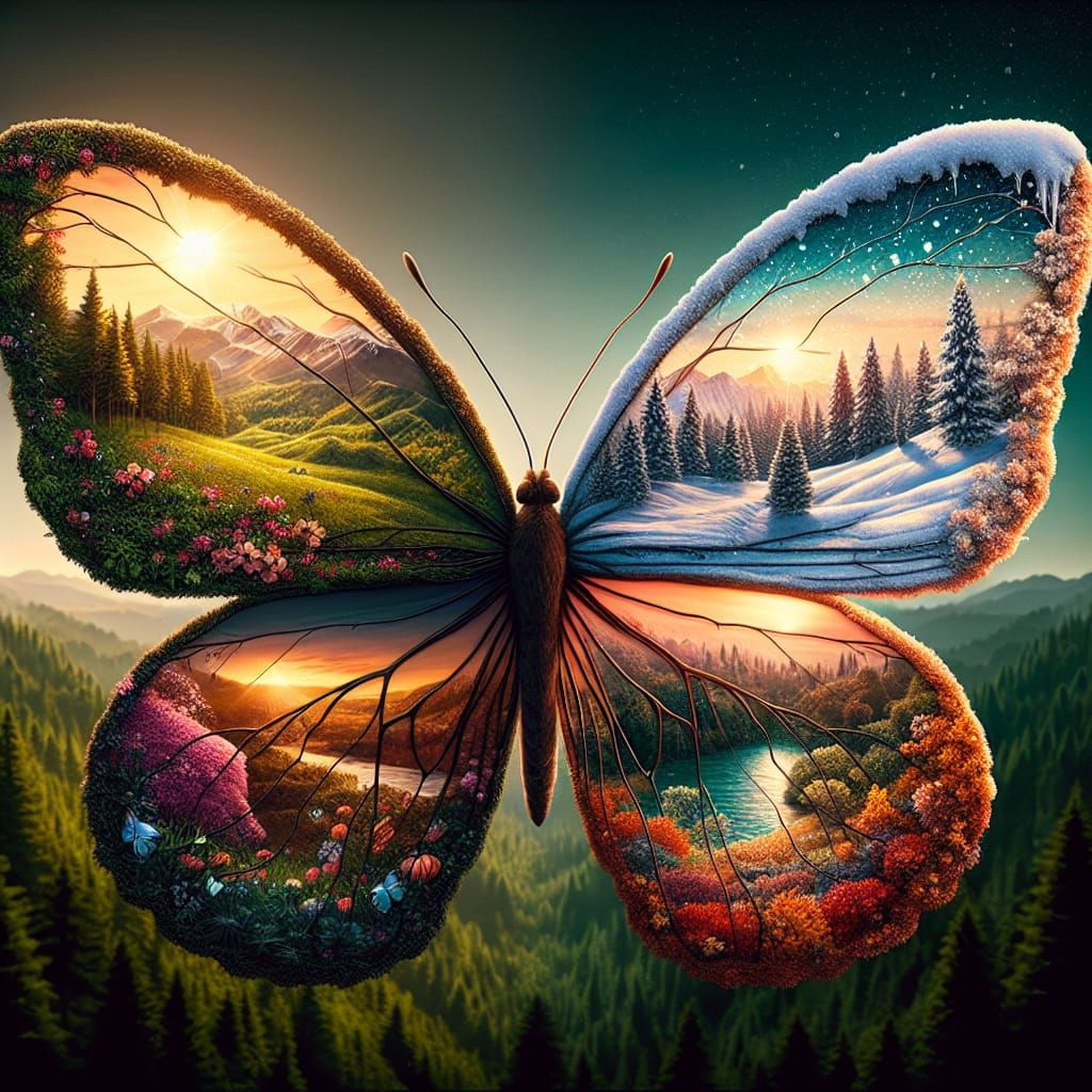 All Season Butterfly   by @MagicShop84