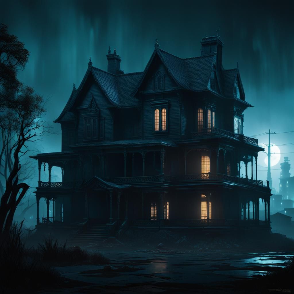 Whispering Hollows Estate - Haunted House (series) - AI Generated ...