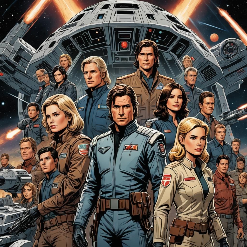Reimagining Battlestar Galactica if it had been in the 1950s