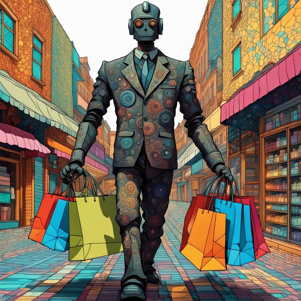 Personal Shopper Butler - AI Generated Artwork - NightCafe Creator