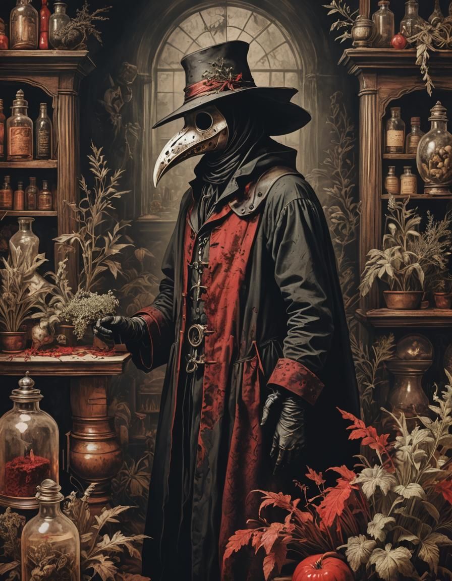 The Plague Doctor's Apothecary   by @Icey