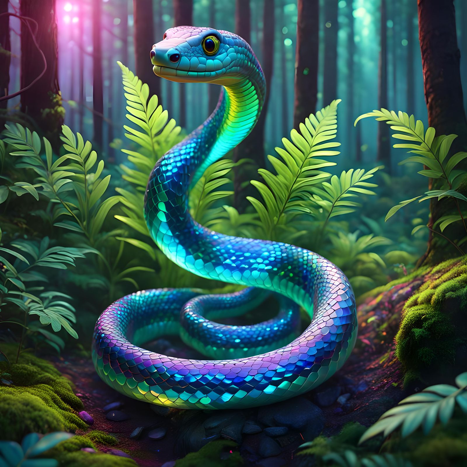 Opal Snake  by @Alicia Hopkins