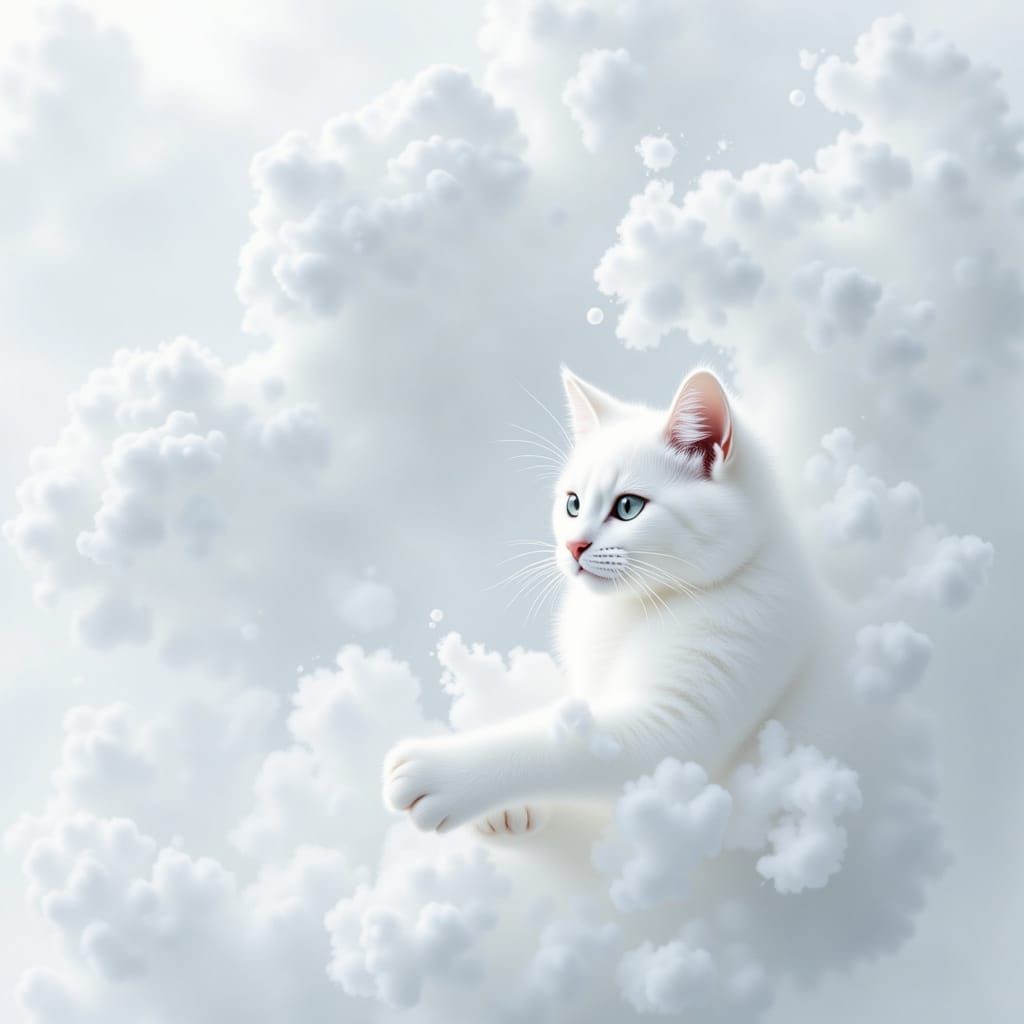 Divine Feline in Alabaster Universe