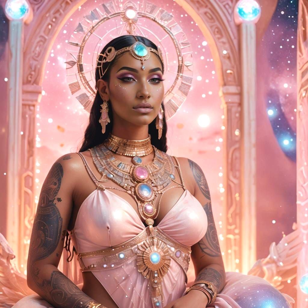 Goddess Isis priestess