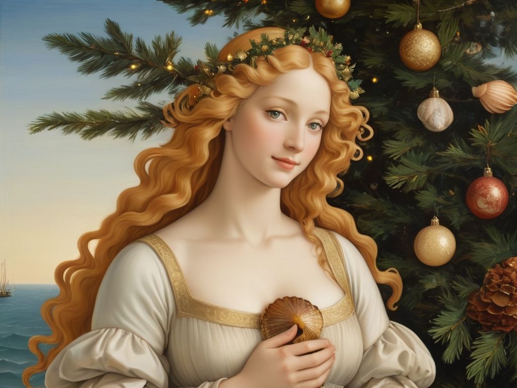 Botticelli's Muse wishes y'all a Merry Christmas!