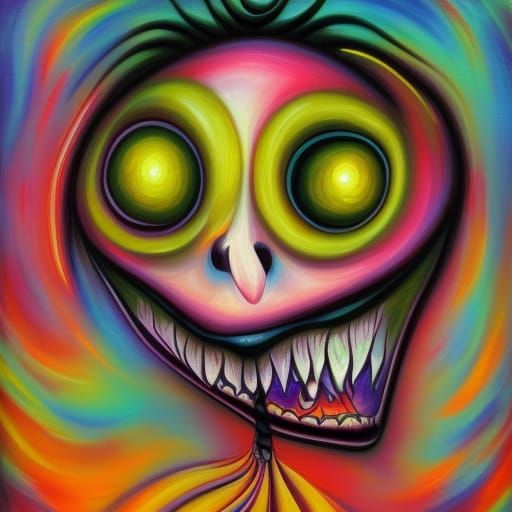 Halloween Smile - AI Generated Artwork - NightCafe Creator