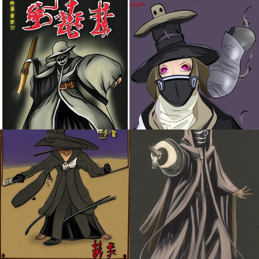 Plague doctor Genshin impact style