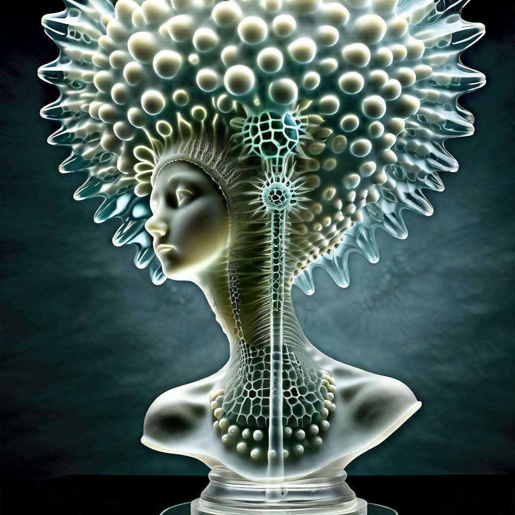 Radiolaria headdress.