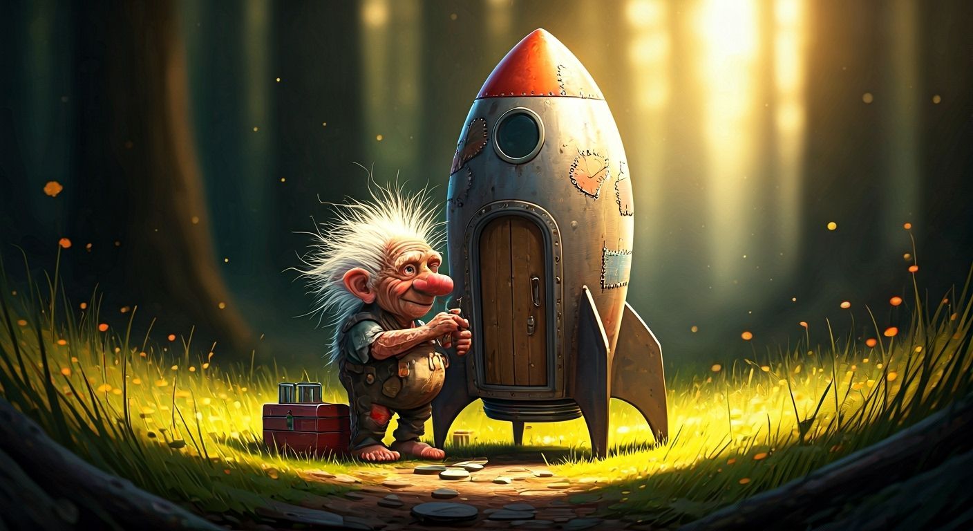 Rocket Ship  by @EmBee