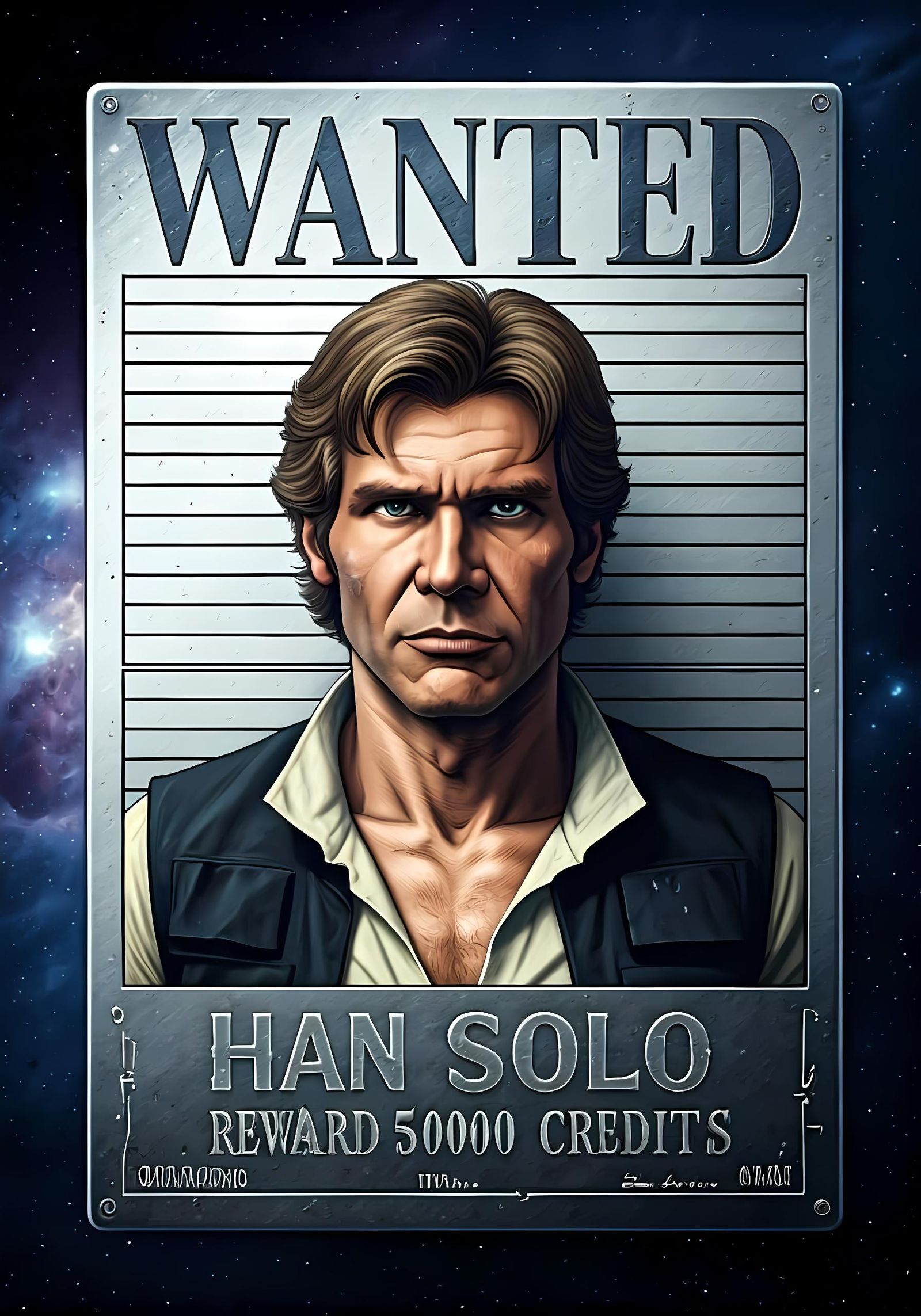 Wanted! Han Solo The Smuggler (Star Wars) v3