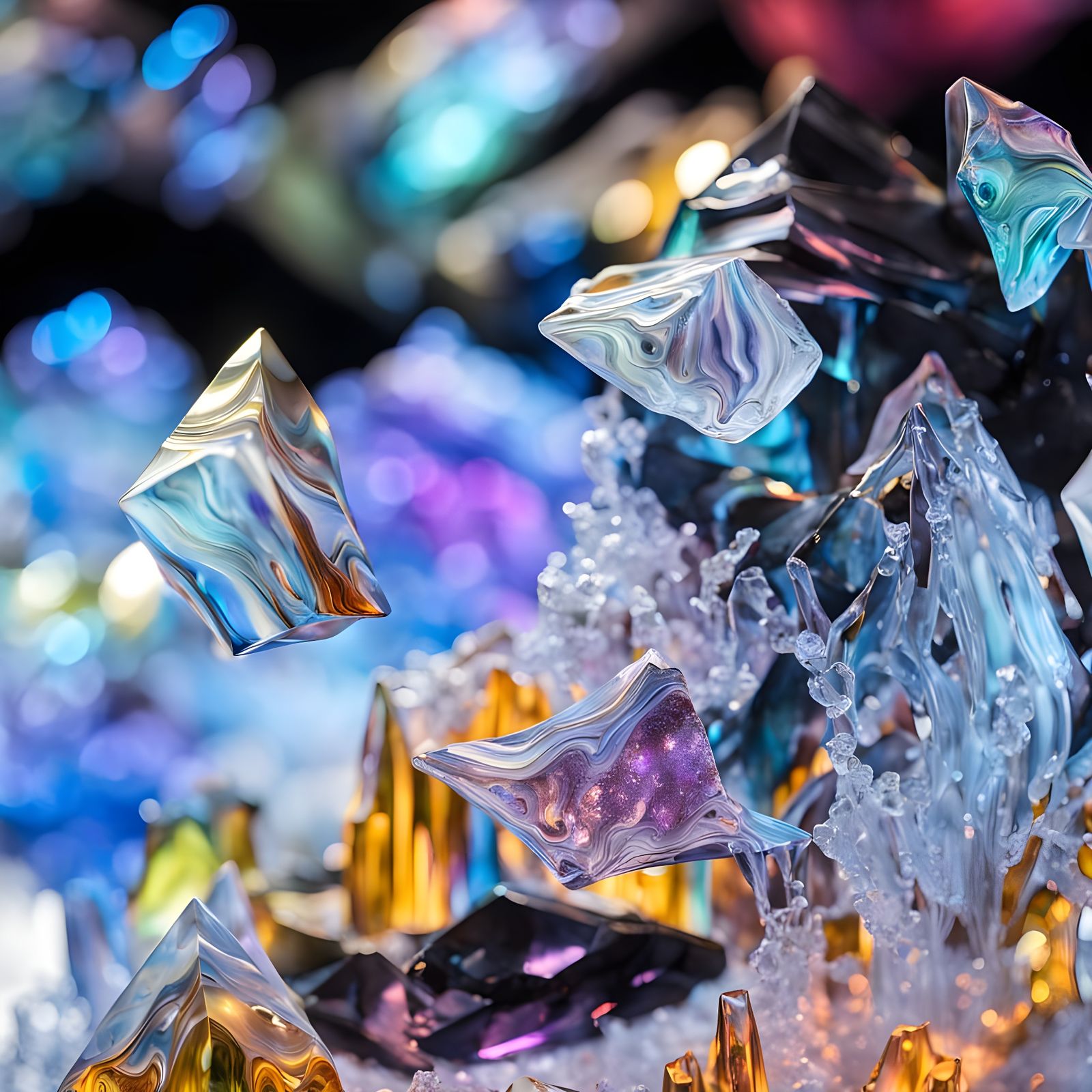 Cosmic Dreamscapes in Vibrant Plasma