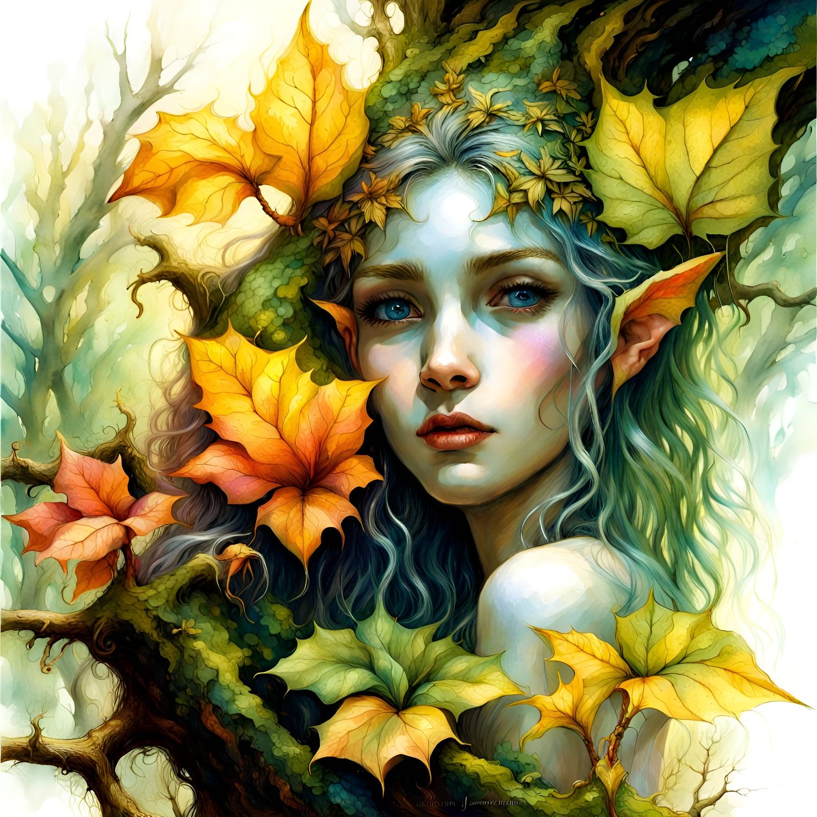 Elf Portrait  by @Jane77755