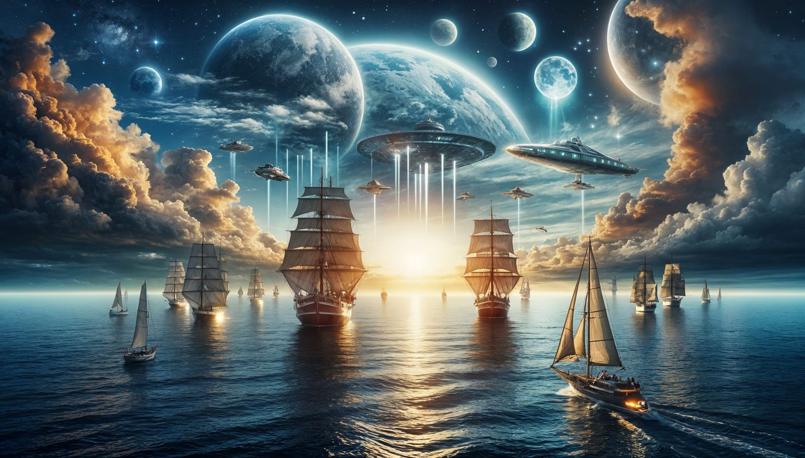 Попытка 1 высадки инопланетян на море.