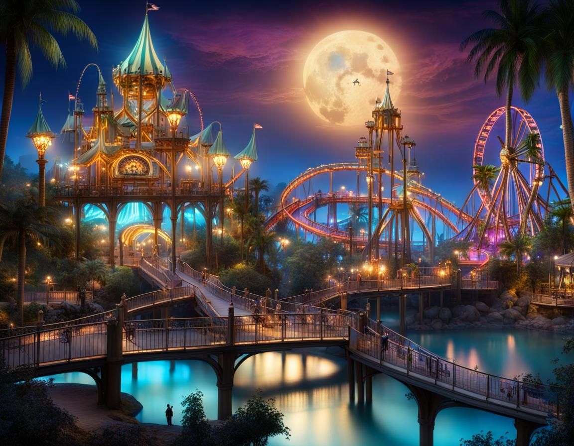 Fun Park On Fantasy Island  by @DesignByNettis