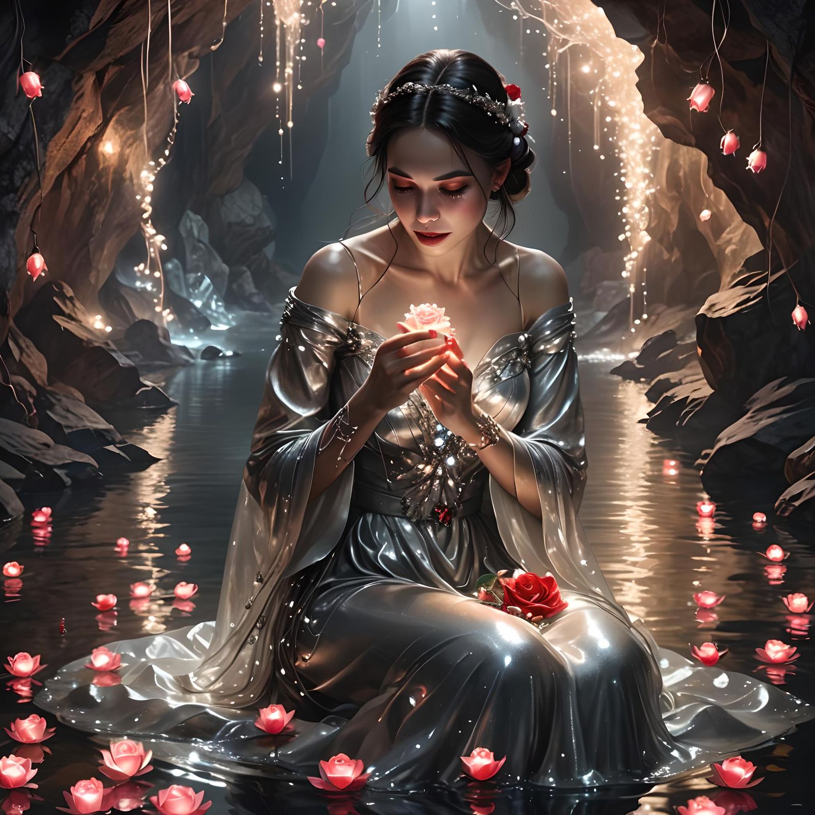 In the Shimmering Cave  by @Pau Poe