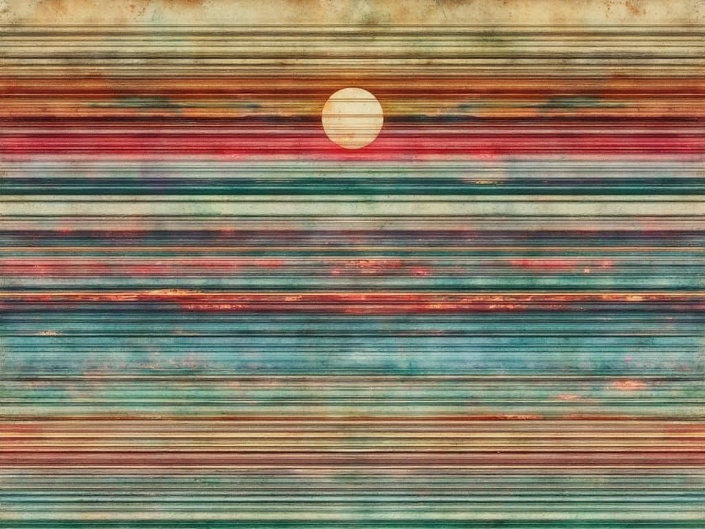 Horizontal Abstract Haze