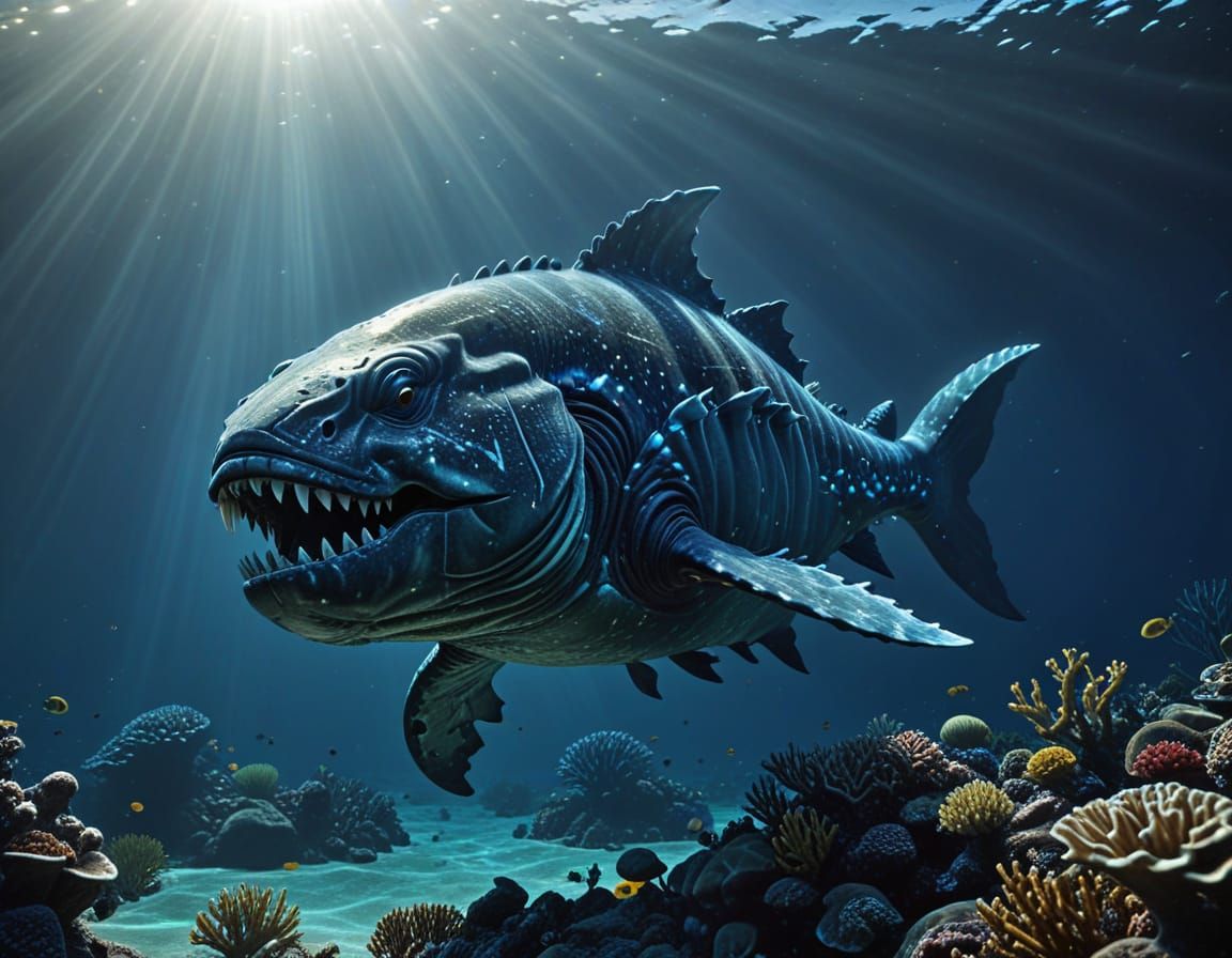 Dunkleosteus  by @AlShahriFX