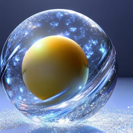 Diamond crystal sphere