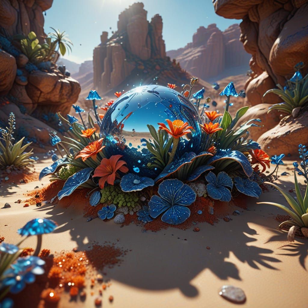 Desert flowers  by @Olchap